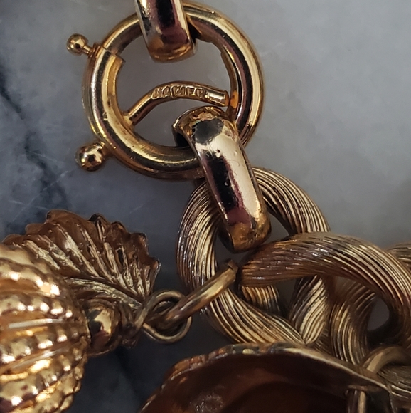 Napier | Jewelry | Vintage 95s Era Napier Tropicana Charm  Vintage 1950s era Napier Tropicana charm bracelt
